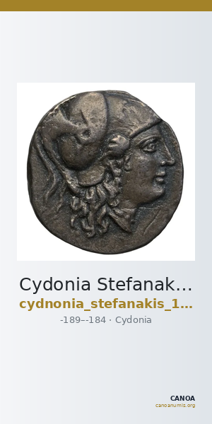 Cydonia Stefanakis 1997 Period III, Group II ; catalogue n° 303-315 — CANOA