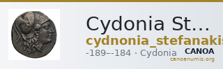 Cydonia Stefanakis 1997 Period III, Group II ; catalogue n° 303-315 — CANOA
