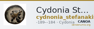 Cydonia Stefanakis 1997 Period III, Group II ; catalogue n° 316, 319-322, 327-336 — CANOA