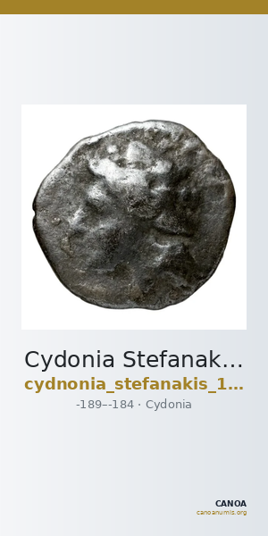 Cydonia Stefanakis 1997 Period III, Group II ; catalogue n° 317-318, 323-326 — CANOA