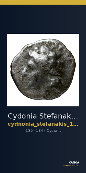 Cydonia Stefanakis 1997 Period III, Group II ; catalogue n° 317-318, 323-326 — CANOA