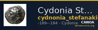 Cydonia Stefanakis 1997 Period III, Group II ; catalogue n° 317-318, 323-326 — CANOA