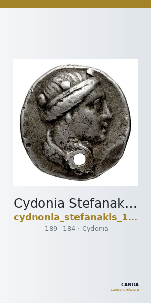 Cydonia Stefanakis 1997 Period III, Group II ; catalogue n° 337 — CANOA