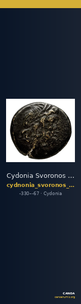 Cydonia Svoronos 1890 (1972) 31-35, 68-70 — CANOA