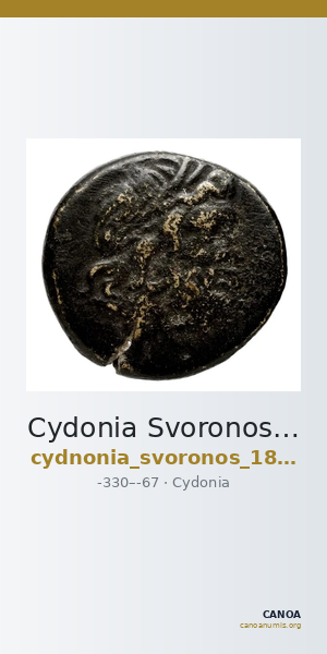 Cydonia Svoronos 1890 (1972) 31-35, 68-70 — CANOA