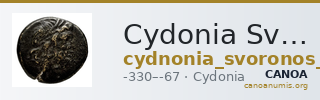 Cydonia Svoronos 1890 (1972) 31-35, 68-70 — CANOA