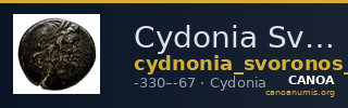 Cydonia Svoronos 1890 (1972) 31-35, 68-70 — CANOA