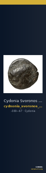 Cydonia Svoronos 1890 (1972) 56-57 — CANOA
