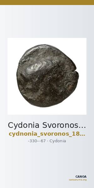 Cydonia Svoronos 1890 (1972) 56-57 — CANOA