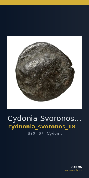 Cydonia Svoronos 1890 (1972) 56-57 — CANOA