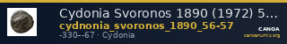 Cydonia Svoronos 1890 (1972) 56-57 — CANOA