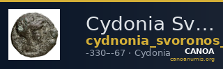 Cydonia Svoronos 1890 (1972) 58 — CANOA