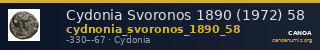 Cydonia Svoronos 1890 (1972) 58 — CANOA