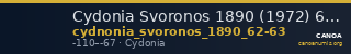 Cydonia Svoronos 1890 (1972) 62-63 — CANOA