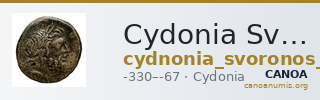 Cydonia Svoronos 1890 (1972) 71-73 — CANOA