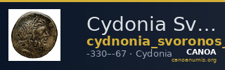 Cydonia Svoronos 1890 (1972) 71-73 — CANOA