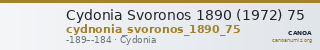 Cydonia Svoronos 1890 (1972) 75 — CANOA