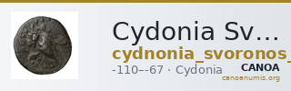 Cydonia Svoronos 1890 (1972) 80-88 — CANOA