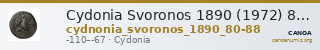 Cydonia Svoronos 1890 (1972) 80-88 — CANOA