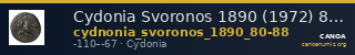 Cydonia Svoronos 1890 (1972) 80-88 — CANOA