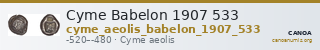 Cyme Babelon 1907 533 — CANOA