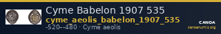 Cyme Babelon 1907 535 — CANOA