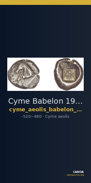 Cyme Babelon 1907 537 — CANOA