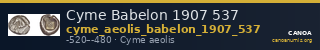 Cyme Babelon 1907 537 — CANOA