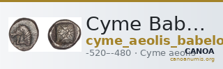 Cyme Babelon 1907 539 — CANOA