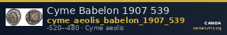 Cyme Babelon 1907 539 — CANOA