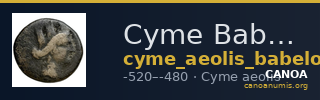 Cyme Babelon 1907 541 — CANOA