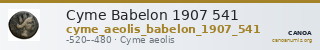 Cyme Babelon 1907 541 — CANOA