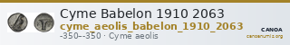Cyme Babelon 1910 2063 — CANOA