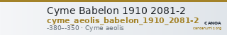 Cyme Babelon 1910 2081-2 — CANOA