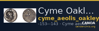 Cyme Oakley 1982 Alexandros — CANOA