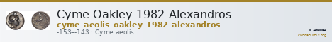 Cyme Oakley 1982 Alexandros — CANOA