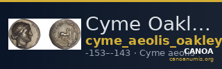 Cyme Oakley 1982 Diogenes — CANOA