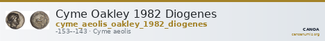 Cyme Oakley 1982 Diogenes — CANOA