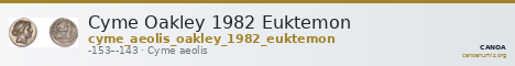 Cyme Oakley 1982 Euktemon — CANOA