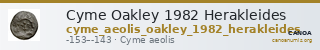 Cyme Oakley 1982 Herakleides — CANOA