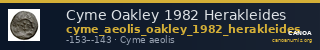 Cyme Oakley 1982 Herakleides — CANOA