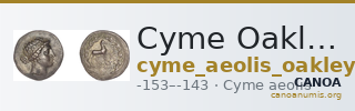 Cyme Oakley 1982 Metrophanes — CANOA