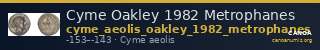 Cyme Oakley 1982 Metrophanes — CANOA