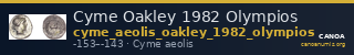 Cyme Oakley 1982 Olympios — CANOA