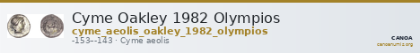 Cyme Oakley 1982 Olympios — CANOA