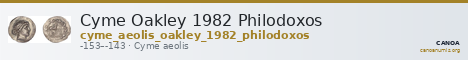 Cyme Oakley 1982 Philodoxos — CANOA