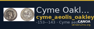 Cyme Oakley 1982 Seuthes — CANOA