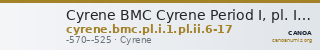 Cyrene BMC Cyrene Period I, pl. I, 1, pl. II, 6-17 — CANOA
