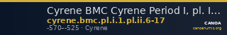 Cyrene BMC Cyrene Period I, pl. I, 1, pl. II, 6-17 — CANOA