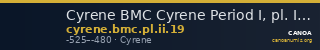 Cyrene BMC Cyrene Period I, pl. II, 19 — CANOA